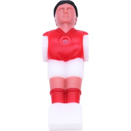 POFET Pack of 12 Table Football Football Man Guy Player - Table Football Accessories - Perfect for Players Tournament Replacement Parts Red