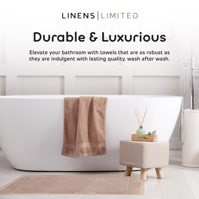 Linens Limited Turkish Cotton Bath Towels, Large Bath Sheet for