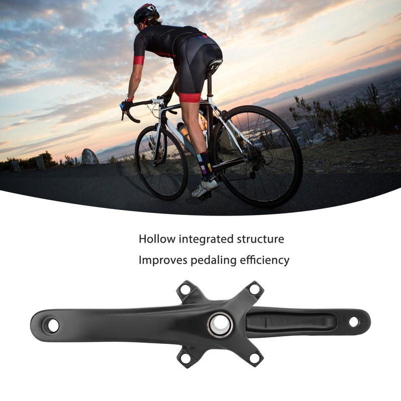 Crankset, Mountain Bike Crankset Hollow Integrated for Mountain Bike