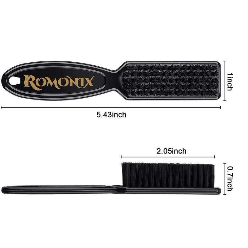 ROMONIX Cepillo de limpieza de cuchillas de peluquería para cortauñas