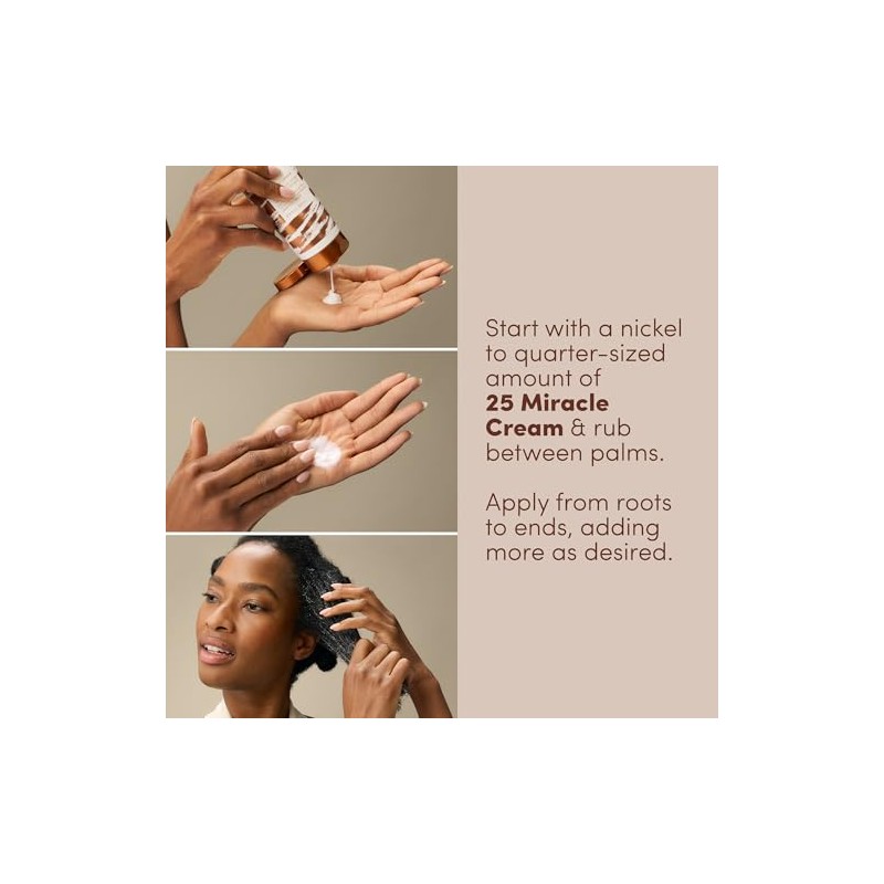 MIZANI 25 Miracle Leave-In Cream | añade humedad ligera y