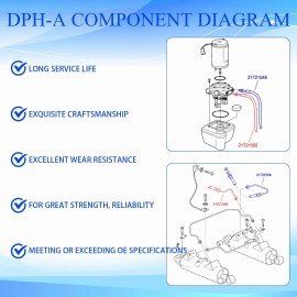 Unbranded Hydraulic Hose Power Trim Kit For Volvo Penta DPH DPR Replaces 21721550 21721548