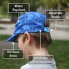 JAN & JUL Boys' Quick Dry Sun Cap, Adjustable Water
