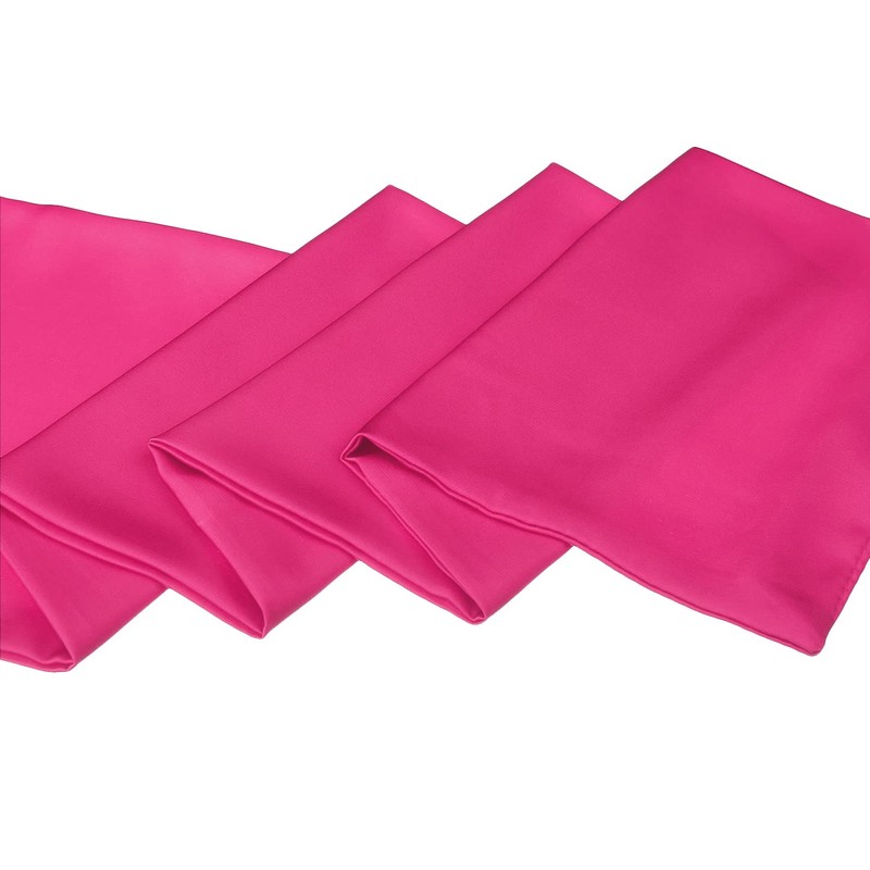 sourcing map Skinny Silky Solid Color Long Scarves Waistband Neck