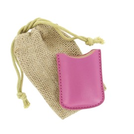 Tampa Fuego Cigar Lighter Case Genuine Leather Pink Lined Fits Xikar Made in USA