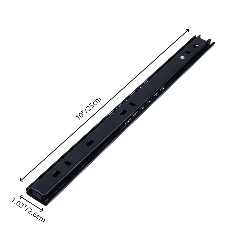 Sscon 4 Pair Full Extension Drawer Slides Blcak Ball Bearing