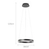 STARRYOL Modern Pendant Light, LED Pendant Light, Ceiling Light, 20