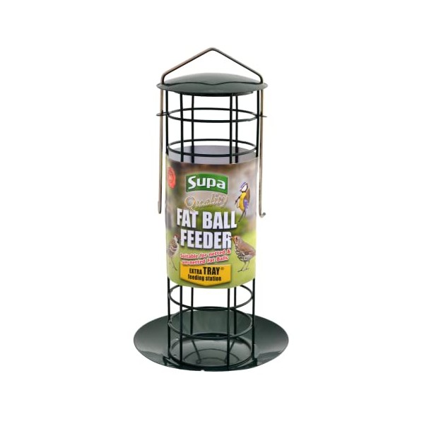 Supa Fat Ball Feeder & Tray Is Designed To Hold