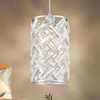 MERINEA Modern Chrome Crystal Pendant Light Fixture – Adjustable Mini