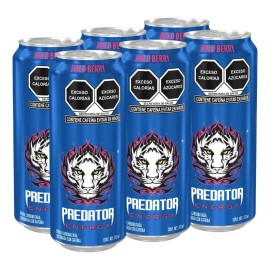 Predator Wild Berry 473ml 6pk                                                                                                                         