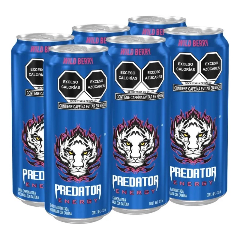 Predator Wild Berry 473ml 6pk