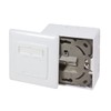 LogiLink Cat.6A Universal Anschlussdose 2x RJ45 STP, - Aufputz and