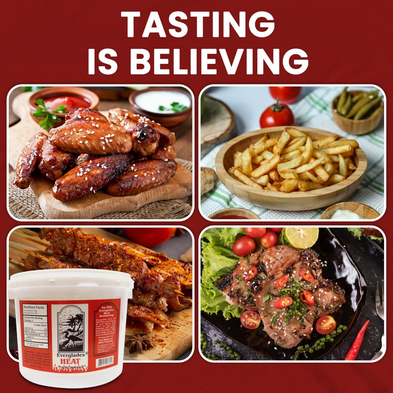 Everglades Seasoning – Heat – 5LB Bucket | Versatile Southern