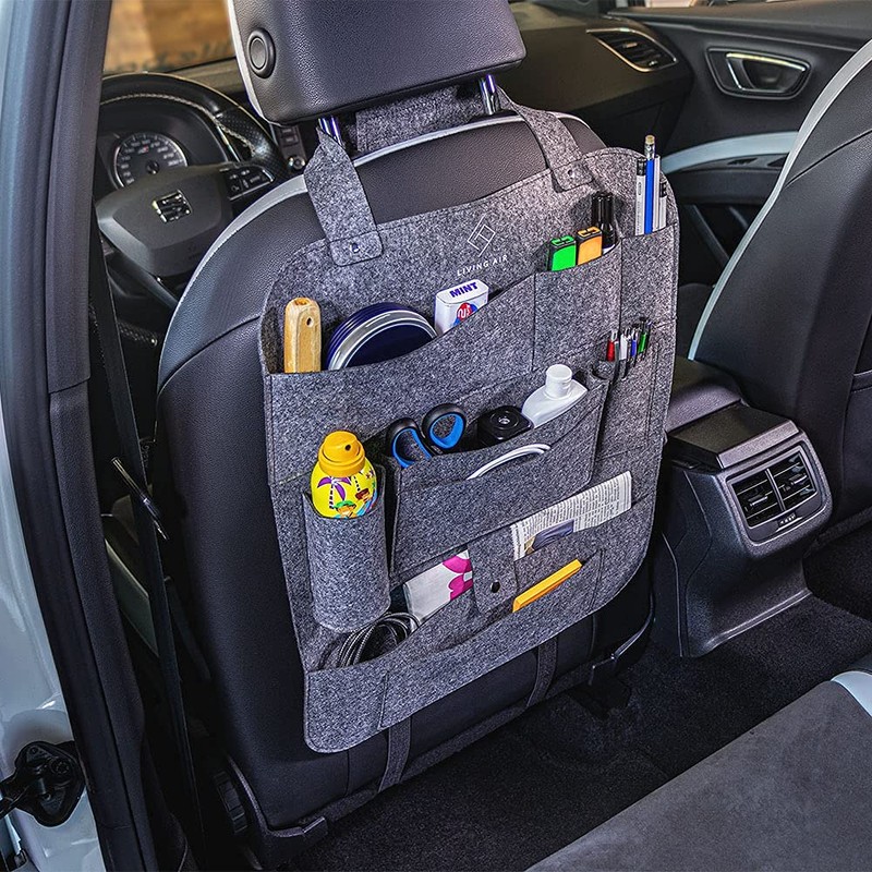 Living Air Car Organiser, Car Backrest Protector, Car Seat Organiser,