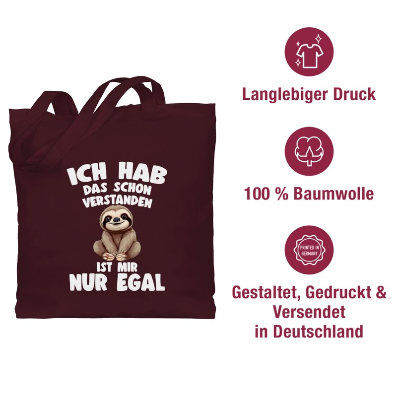 Shirtracer - Cotton Bag - Ich hab das schon verstanden