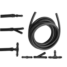 Universal Windshield Washer Hose Repair Kit, 2m Automotive Tube With 18 Connectors, Durable & Leak-Proof