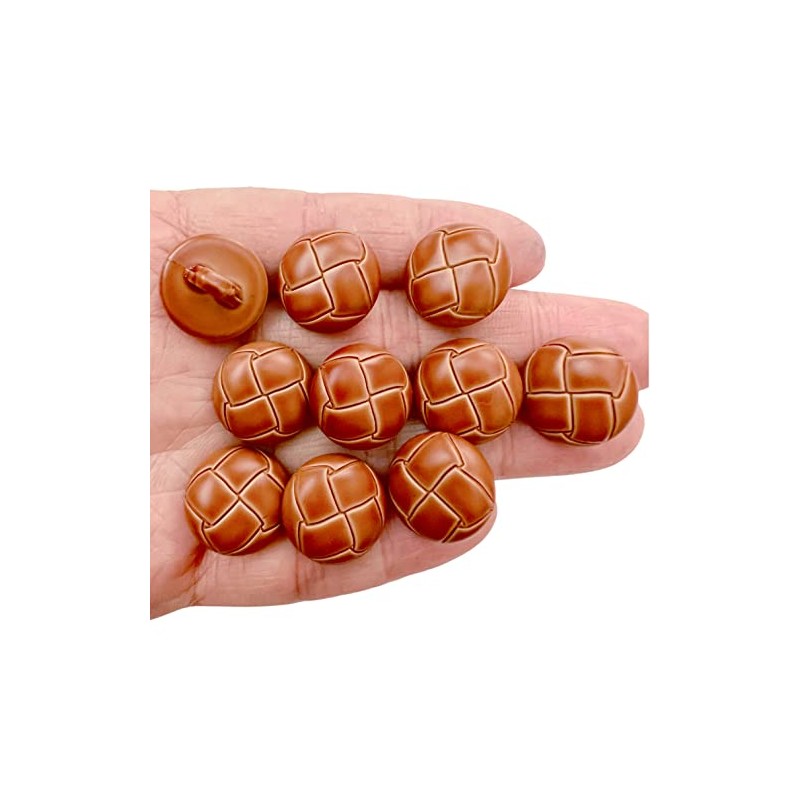 PEPPERLONELY 10 botones de resina de plástico con vástago para