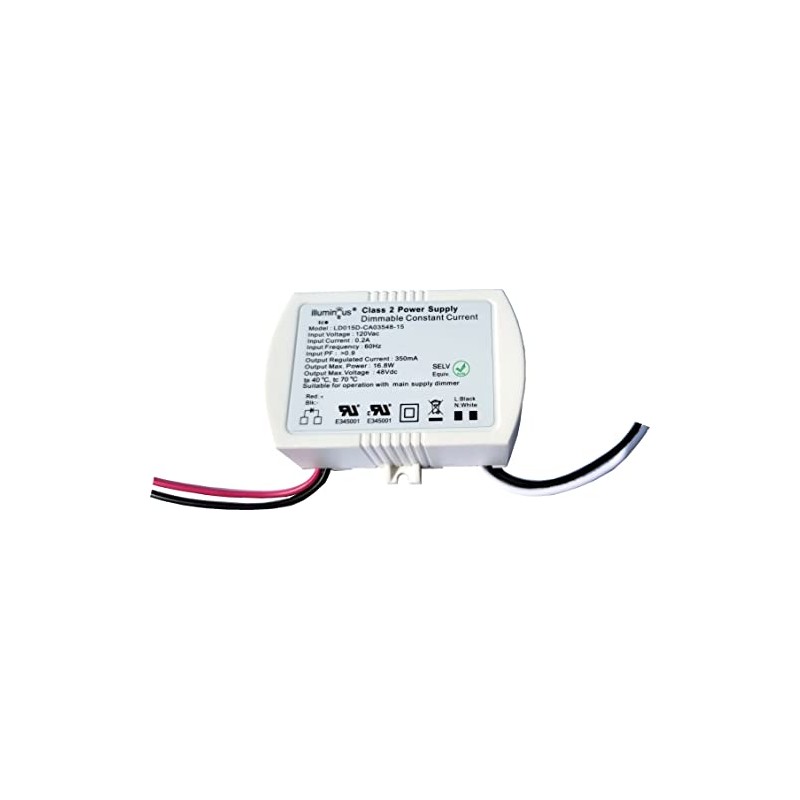 350mA Dimmable Constant Current 16.8 Watt DC LED Driver Transformer