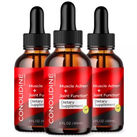 Titan Labs Conolidine Drops - Support for Blood Health and Muscle Comfort (3 Pack)