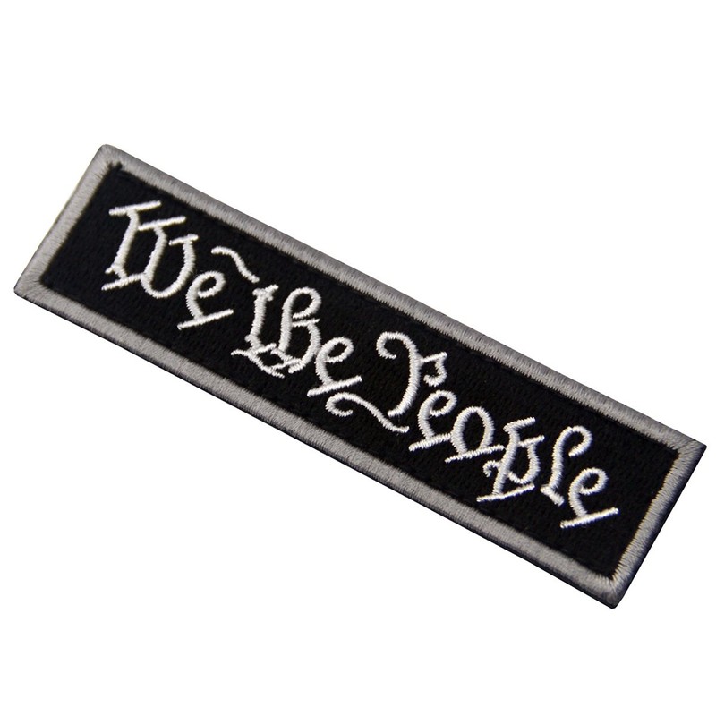 We The People Tactical bordado Morale cierre gancho y lazo