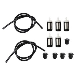 HURI 1.5Feet Fuel Line Grommets Fuel Filter for Stihl BG75 BR320 FC75 FS40 FS56 FS80 FS85 HL75 HS80 HT75 KM85 SR320 SR340 SR400 SR420