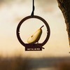 METALBIRD - Hanging Bird Feeder - Outdoor Tree Ornaments in