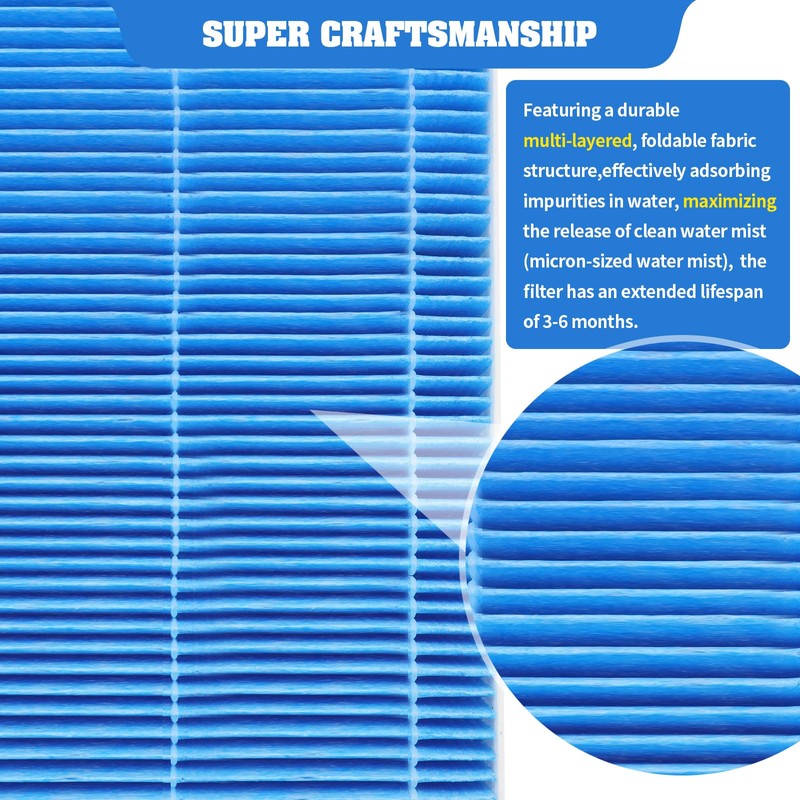 12-Pack Replacement Filters Compatible with LEVOIT Superior 6000S Smart Evaporative