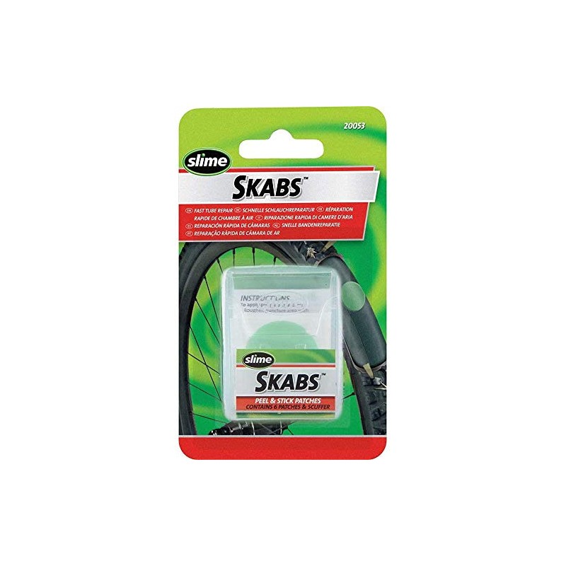 Slime Skabs 6 Peel and Stick Puncture Repair Patches for