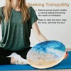 LIEKE Wooden Ocean Drum 14.7 Inch Sound Healing Instrument Meditation