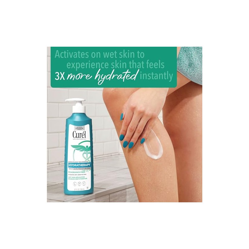 Curél Hydra Therapy Wet Skin Moisturizer for Dry & Extra-Dry