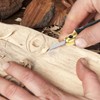QWORK Model Scriber Resin Carved Scribe Line Cutting Tool, Chisel