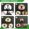 Shyllin 7 STK Set Rasenmäher Metall Getriebe Klinge Mutter,Kit Freischneider