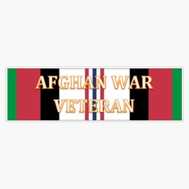 HOF Trading Afghan Veteran Vinyl Sticker Waterproof Decal Laptop Wall Window Bumper Sticker 5"