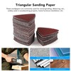 80mm Triangular Sandpaper Set Multifunctional Polishing Sanding Paper Replacement with