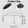 nnOuOnn Breliio Umbrella, Mini Clip Umbrellas, Reflective Safety Strip, Lightweight