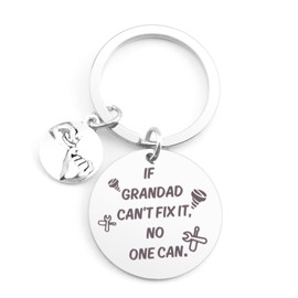 QONCV Grandad Gifts, Grandad Keyring, Grandad Fathers Day Gift, Grandad Birthday Gifts, Best Grandad Gifts from Grandchildren, Christmas Gifts for Grandad, Presents for Grandad, Grandparents Gifts