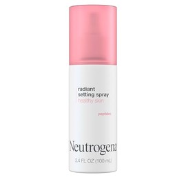 Neutrogena Piel Sana Spray Fijador Radiante, Bruma Facial de Larga Duración con Antioxidantes y Péptidos, Fórmula Hidratante Ligera para Fijar el Maquillaje para una Piel Radiante y Refrescada, 100 ml