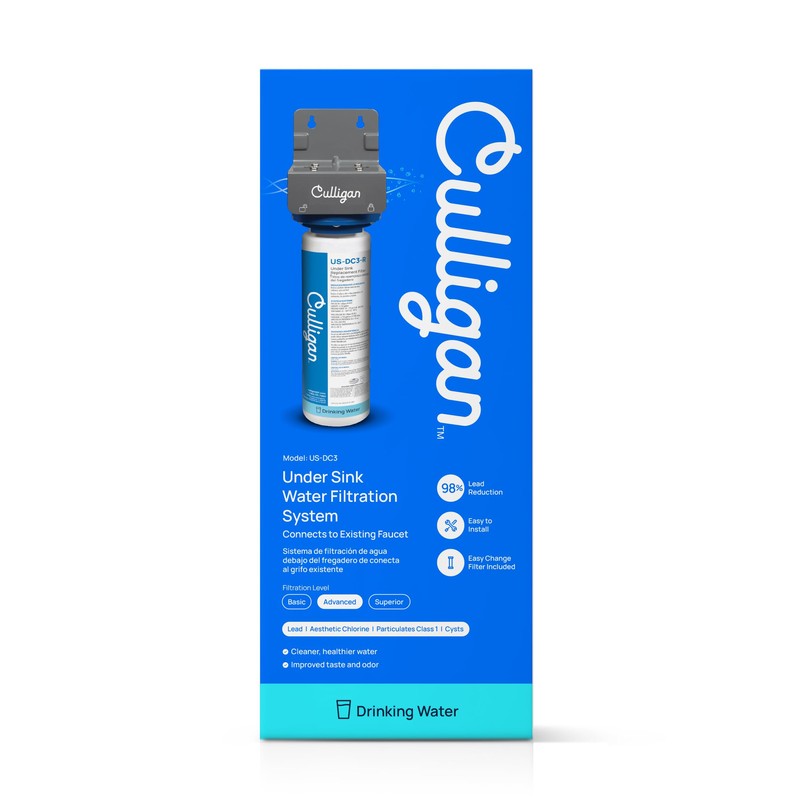 Culligan US-DC3 Under Sink Direct Connect Premium Lead Filtration System,