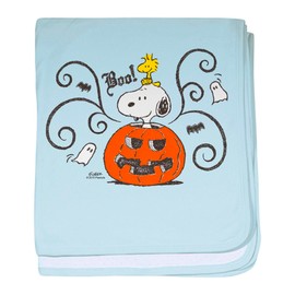 CafePress Peanuts Snoopy Sketch Pumpkin Baby Blanket, Super Soft Newborn Swaddle