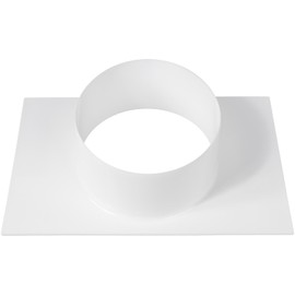 Vent Systems Diameter 120 mm Ventilation Duct Connector Flange Straight Ventilation Pipe Plastic Duct Connector Plate for Cooling Heating Ventilation System HVAC 12 cm