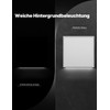 MOES Wlan Smart Light Switch, Flush-Mounted, Neutral Conductor Required, Glare-Free