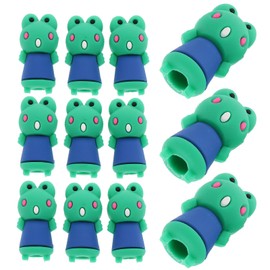 ,12pcs Cartoon Pencil Caps, Cartoon Pencil Caps, Cute Pencil Covers, Fun Pencil Covers & Protectors for Kids, Soft Pencil Top Erasers, Assorted Colors for School & Home Use, Colorful Animal