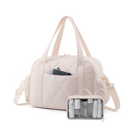 LOVEVOOK Women's Travel Bag, Sports Bag, Lightweight Buffer Weekender Hand Luggage Bag, Changing Bag, Clinic Bag, Birth, Waterproof Duffle Bag, Travel Essentials for Aeroplane, Travel, Sports, Gym