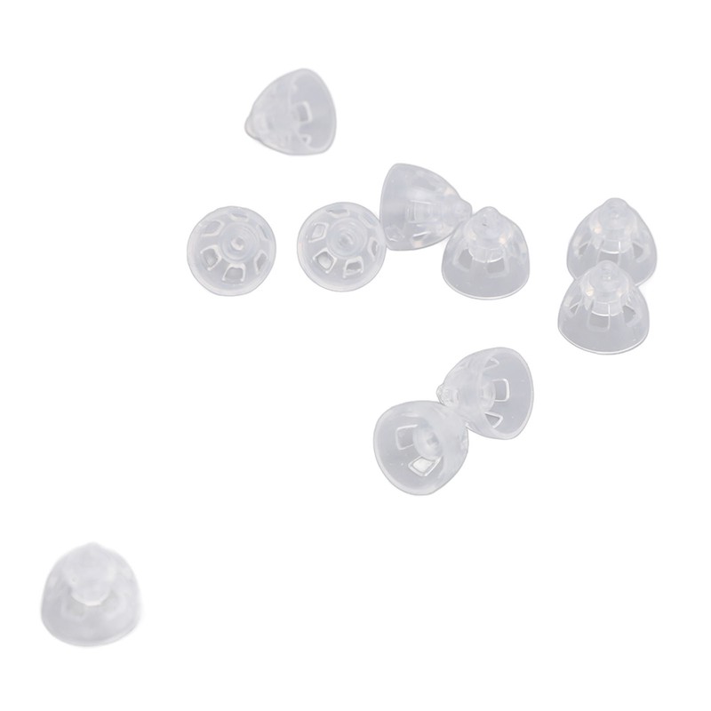 10pcs Sound Amplifier Open Domes Single Layer Washable Reusable Silicone