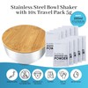 Platinum Massage Gel Powder & Bowl Set with 10 x