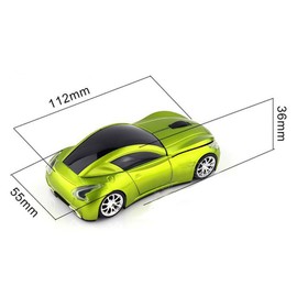 MGbeauty Sports Car Mouse Wireless Mouse Computer Mice Laptop Optical Gaming Mouse Red (Red)