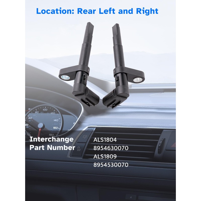 Rear ABS Wheel Speed Sensor Left Right fit 2006-2015 Lexus