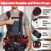 Kowsinde Tool Belt, Professional Tool Belts with Suspenders, Magnetic Tool