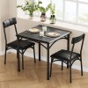 Kitchen Table and 2 Upholstered Chair ,Dining Room Table Set