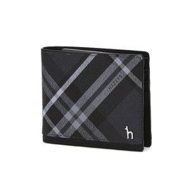 Hazzys (광주신세계)DUBLIN 블랙 체크 가죽 2단 반지갑 HJWA4F866BK (Daegu Shinsegae) DUBLIN Black Check Leather 2-Fold Wallet HJWA4F866BK